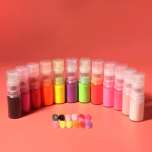 KNC Nails DIY 12 Colors 5g Nail Product With Amazing Gradient Effect Nail Art For Spring Ombre Spray Powder