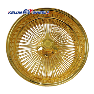 Vintage New Aluminium Alloy Steel <b>Spoke</b> Chrome Finish Multi <b>Spoke</b> <b>Wheels</b> for Customised 26*9 26*10 - Product Image 1