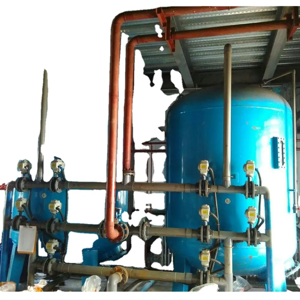Recipiente de filtro de carbón activado 30m 3/h para planta de tratamiento de agua