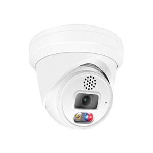 YCX 8MP Hik CCTV caméra de sécurité <span class=keywords><strong>Vision</strong></span> nocturne rouge bleu lampe de poche alarme Audio bidirectionnel 2.8mm couleur POE tourelle CMOS nuage - Product Image 1
