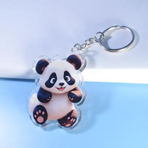 HanXin Personalizado Impresso Encantos De Acrílico Chaveiro Acrílico Standee Encantos De Acrílico Epóxi Transparente