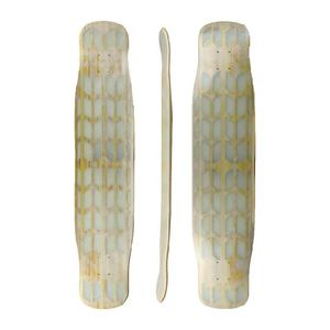 Pont de longboards de skate en érable canadien de 42x9.5 pouces en gros, ponts de skateboard vierges en gros au Royaume-Uni - Product Image 1