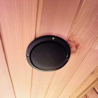 2 orang Sauna panorama mewah ringkas, struktur Redwood, Bluetooth & Ruang yang efisien, harga pabrik
