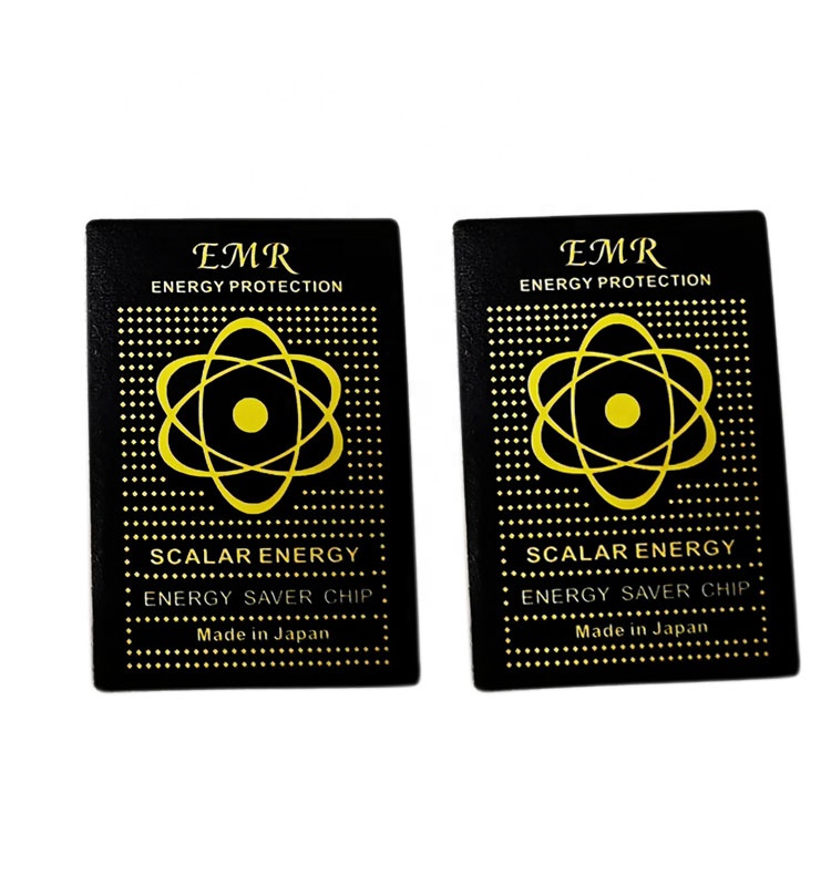 Пользовательская 5g защита от излучения мобильный стикер сотовый телефон нано скалярная энергия излучение emf блокировщик чип сохранения