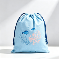 Sac à cordon personnalisé en non-tissé réutilisable et recyclable, grande capacité, multifonctionnel, protection anti-poussière, vente en gros usine