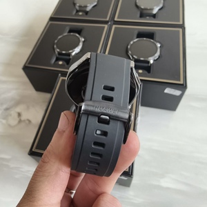 Luxury Stainless Steel Smart GT5 <b>Watch</b> 46mm Round Digital Display Sapphire Crystal Case with Silicone Band Unisex - Product Image 5
