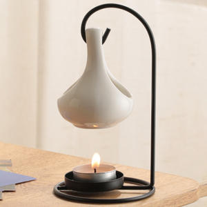 Brûleur d'Encens en Céramique pour Huiles Essentielles, Diffuseur d'Arômes, Chauffe-Cire Fondue, Porte-Bougie Chauffant, Kit Cadeau d'Aromathérapie pour la <span class=keywords><strong>Maison</strong></span> - Product Image 5