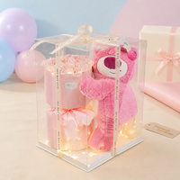 Bouquet de roses éternelles hautement réalistes, boîte cadeau de remise de diplôme avec toucher naturel fait main, design longue durée pour petite amie
