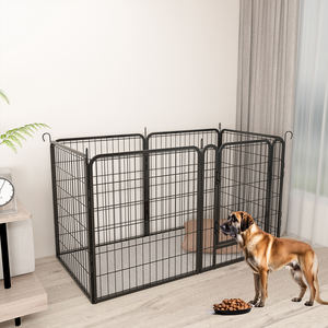 Valla para Mascotas de 6 Paneles, Corral de Metal Resistente de 31.7 Pulgadas de Alto, Corral de Ejercicio para Perros con Puerta para Interiores y Exteriores - Product Image 2