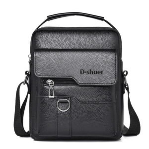 Bolso Bandolera de Cuero Genuino para Viajes de Negocios, Maletín para Computadora Portátil, Bolso de Trabajo Oficial para Hombre - Product Image 2