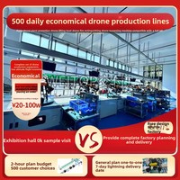 Lini Perakitan UAV Otomatis 380V 500W Sistem Produksi Multirotor Peralatan Pabrik yang Dapat Disesuaikan
