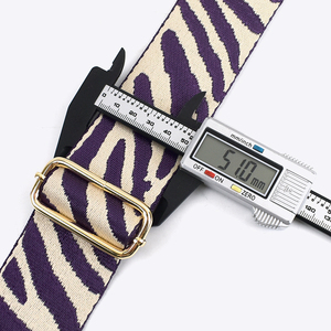 Meetee B-S259 5cm có thể điều chỉnh mở rộng Ba lô ruy băng Phụ Kiện Màu sọc dài Túi xách dây đeo vai - Product Image 6