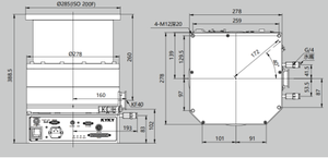 Pompe à lévitation magnétique CXF-200/1401E 220V pour salles blanches et applications ultra-basse pression en laboratoire - Product Image 4