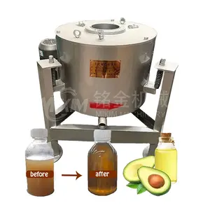 Macchina del filtro dell'olio centrifugo dell'olio di arachidi da cucina completamente automatica e ad alta produzione 400-450Kg con barilotto di riscaldamento