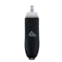 Flacon d'hydratation professionnel TPU de 500ml pour courir Bouteille pliable d'eau douce pliable réutilisable sans BPA