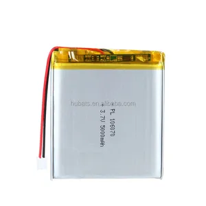 Baterai Lipo Isi Ulang Li-polymer, 106070 5000MAh 3.7V untuk Monitor Menengah Daya Cadangan Monitor Sedang Video Meja DVD Portabel