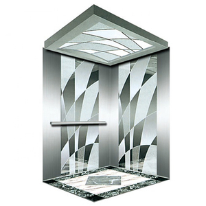 Nova hành khách thang máy cabin cho khách sạn với thép không gỉ xây dựng trang trí trần LED TRIM 1 năm bảo hành - Product Image 1