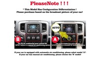 Autoradio Android GPS Navi Lecteur multimédia Stéréo pour Dodge Ram 1500 2500 3500 2013-2018 Écran vertical DSP CarPlay 4G