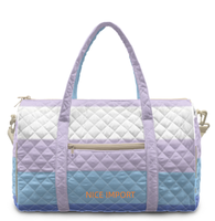 Sac de voyage matelassé grand format Aromantic Rainbow, sac de week-end portable avec poches zippées, sac de sport pour le travail