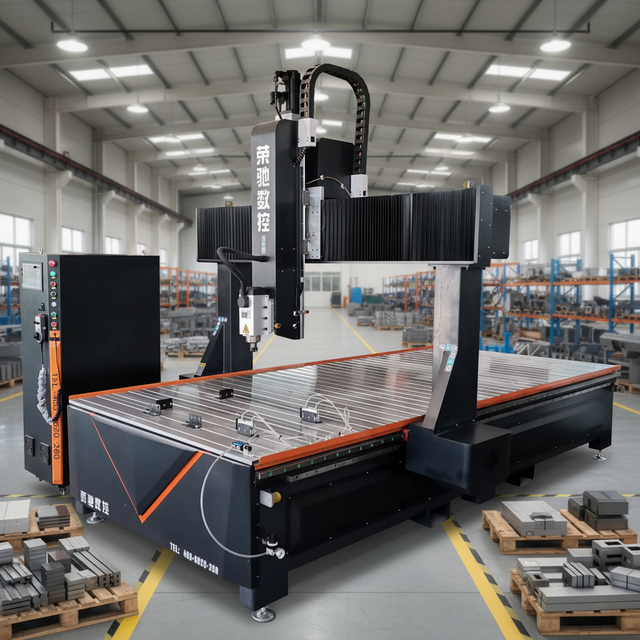Rongchi Customizable 4 Axis CNC Router 1325 1530 3D Engraving Cutting Machine for Furniture Cabinet Door