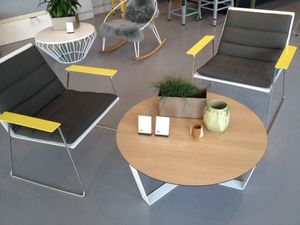 Nội thất bên ngoài nhà hàng tùy chỉnh HPL nhỏ gọn Laminate Board Phenolic Kraft Giấy không thấm nước 12 mét bàn Tabletop - Product Image 4