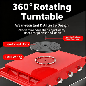 Kit de déplacement d'objets lourds avec roulettes pivotantes à 360 degrés, chariot à roulettes pour meubles, poignée pour appareils électroménagers, outil professionnel, nouveau, vente chaude, OEM - Product Image 5