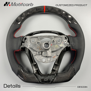 Volant de direction en fibre de carbone véritable personnalisé pour Smart Fortwo Brabus Passion Brabus 2008-2015, amélioration de l'intérieur de la voiture - Product Image 5