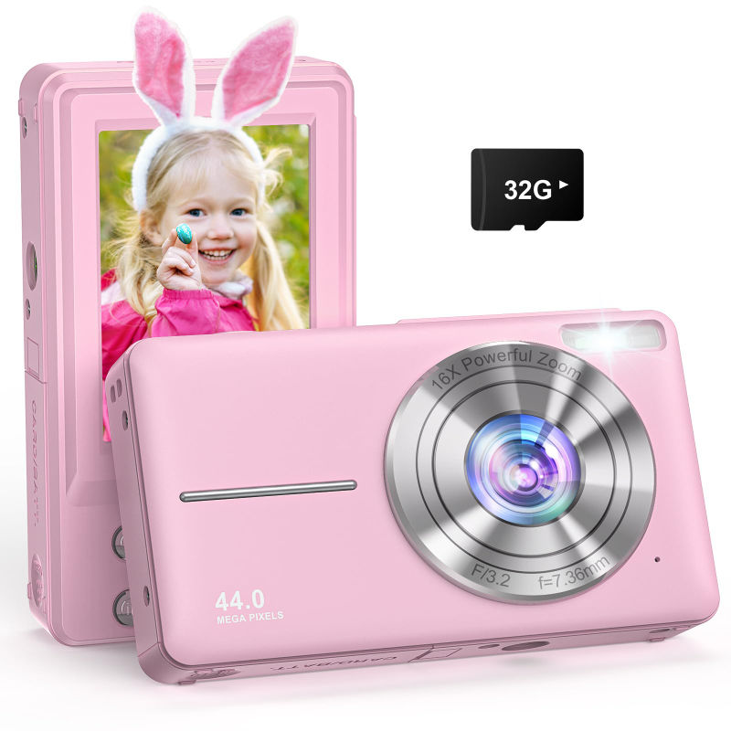 Pink Budget Vlogging Camera Digital Camera Pink Cheap Fun Quality
