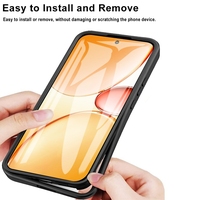 Coque de téléphone pour Realme C85 Pro, protection d'écran transparente en TPU et PC, antichoc, couverture intégrale