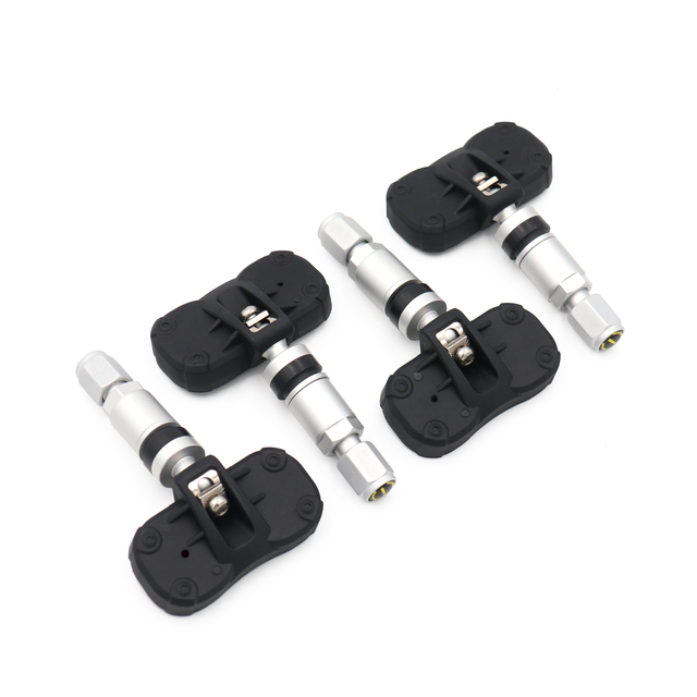Wireless TPMS BLE 5.0 Tire Pressure Monitoring System for IOS & Android, Built-in Tire Pressure Monitoring, APP Display