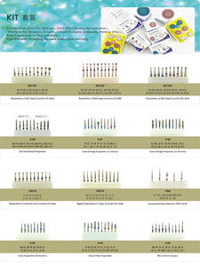 La clinica odontoiatrica utilizza una fresa diamantata rotonda FG ad alta velocità con gambo lungo - Product Image 2