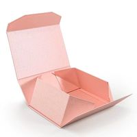 Caja popular de diseño personalizado, caja moderna corporativa de cartón duro para regalo con asa