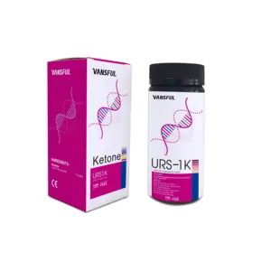 Test Strips Urine Analysis IVD Test Urine Test Strip URS-1K Urine Ketosis Analysis Test Strip Ketosis Strip