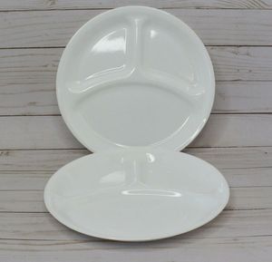 <span class=keywords><strong>Assiette</strong></span> en mélamine à <span class=keywords><strong>trois</strong></span> <span class=keywords><strong>compartiments</strong></span>, 3 <span class=keywords><strong>compartiments</strong></span>, pour adultes, régime alimentaire sain, dîner - Product Image 5