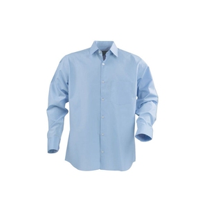 Camisa Casual de Negocios para Hombre en Mezcla de Algodón y Poliéster con Cuello Abotonado y Mangas Largas para Oficina - Product Image 4
