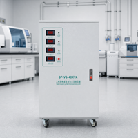 Stabilisateur de tension automatique triphasé 0,5-1000 KVA 380 V AVR, bobine 100 % cuivre pur, affichage numérique, régulateur de tension industriel