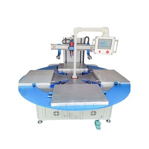 Haotian <b>Rotary</b> Screen Printing <b>Machine</b> 4 Station Fully Automatic For Metal And Plastic Medical Device Shells - Product Image 3