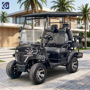 Voiturette de golf électrique 4 places CAMP de haute qualité, batterie lithium 72V, quatre roues, homologuée pour la route, idéale pour les communautés résidentielles - Product Image 1