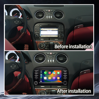 Android 13 Auto BT für Mercedes Benz SL R230 SL350 SL500 2006-2012 Kabelloses Carplay Auto-DVD-Player Radio GPS Stereo 2din