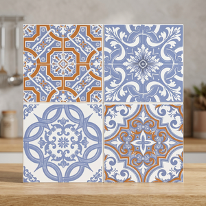 Azulejos de Cerámica Digitales con Diseño Marroquí, 30x30cm, Acabado Brillante, para Diseño de Interiores Moderno - Product Image 4