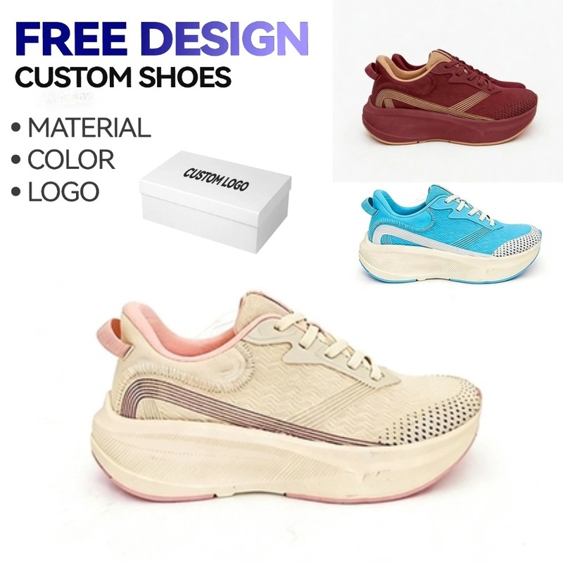 Fashion Pink Beige Mesh Sneakers Unisex