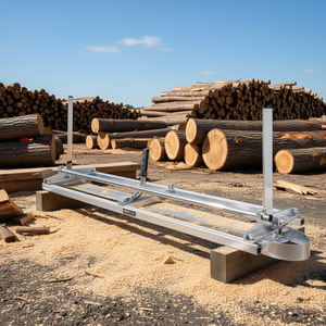 Scie à chaîne Veyor, guide-chaîne de 14 à 48 pouces, épaisseur de coupe de 0,2 à 11,81 pouces, machine à scier le bois portable pour la coupe transversale du bois - Product Image 2