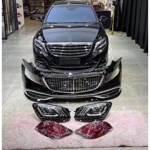 Nuevo Kit de Carrocería Modificado para W222 a Estilo <span class=keywords><strong>MAYBACH</strong></span> con Faros Delanteros y Traseros <span class=keywords><strong>2014</strong></span>-2020 100% Compatible - Product Image 4