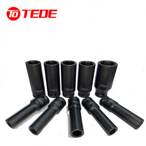 Jeu de clés à douille électriques <span class=keywords><strong>TEDE</strong></span> YD-6618 de 18 pièces, 1/2 pouce, en acier au vanadium et avec coffret en plastique - Product Image 2