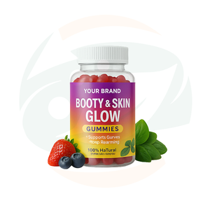 加水分解マルチペプチドコラーゲンサプリメントビタミンcビオチンガム用スキングローアンチエイジングブーティ & スキングミー - Product Image 1