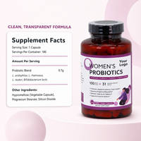 Capsules de Probiotiques pour Femmes 50 Milliards d'UFC OEM ODM Équilibre de la Flore Intime Soutien de la Santé Intestinale Soutien Immunitaire XuTong