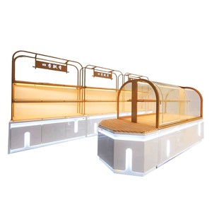 ตู้โชว์เค้กฐานหินอ่อนป่า mushen ตู้โชว์ขนมปัง - Product Image 6