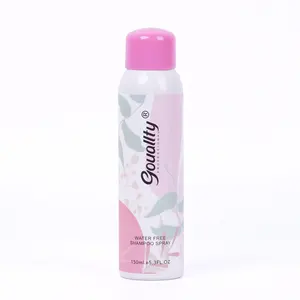 Gouallty Private Label Groothandel Glitter Haar Glans Instelling Spray 150 Ml Doos Hydraterende Organische Haar Droog Shampoo Spray