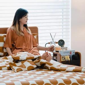 Chariot à collations Oowoo en bois, étagère de rangement mobile avec roulettes pour salon, chambre, table d'appoint, organisation - Product Image 3