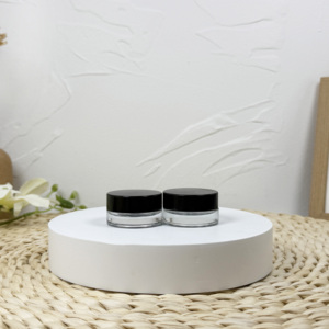 Frasco de cristal cuadrado negro de 15ml, 30ml y 60ml con tapón de rosca CR resistente a los niños para flores - Product Image 2